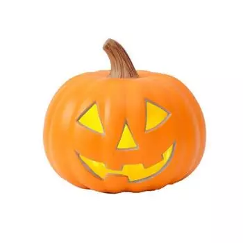 LED Pumpkin Lantern Battery-Powered Warm Light Halloween Lantern Energy-saving Indoor Outdoor Pumpkin Decor D