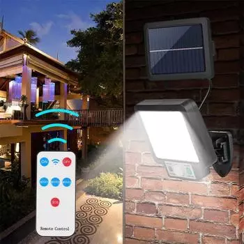 LED Solar Split Wall Lamp Outdoor Waterproof Motion Sensor 3 Mode Solar Light For Garden Security Wall Light