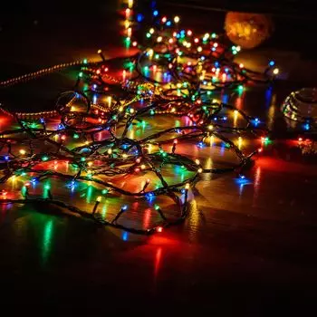 LED Solar String Lights 8 Modes Solar Powered Xmas Tree Outdoor Light Waterproof Starry Christmas Garden Decoration Fairy Lights 5M50LED