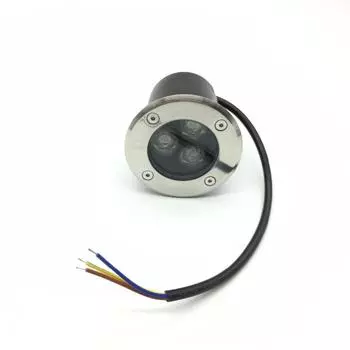 LED Underground lamp 3W Buried lamp LED garden lighting lamp AC85-265V DC12V/24V Warm White/Cold White/Red/Green/Blue/Yellow/RGB 3W AC220V