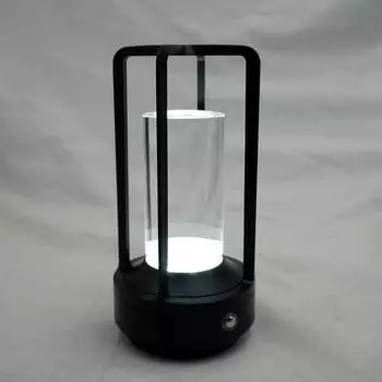 Led USB Charging Table Lamp Aluminum Restaurant Bar Desk Lamp Dimming Atmosphere Night Lights Touch Switch Decoration changeable чёрный