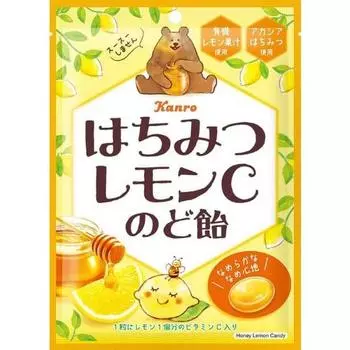 Леденцы от боли в горле KANRO Honey Lemon C 75 гХарактеристикиИспользуются мед акации и органический лимонный сокХарактеристики Мед акации и органический лимонный сок 1