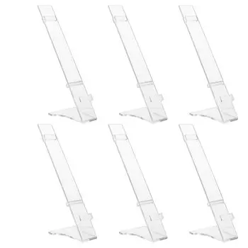 LEDMOMO 6 Pieces Watch Stand Watch Stand Transparent Acrylic Watch Display Stand Exhibition Stand Bracelet Bangle Watch Storage