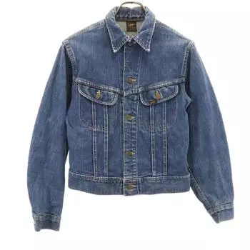 Lee 80s Made in USA Vintage Denim Jacket Wash blue Denim jacket trucker Women Used