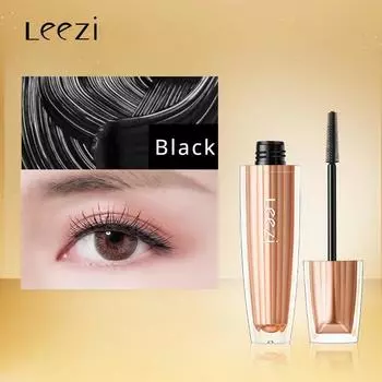 Тушь для ресниц Leezi Dense & Long Lash Mascara — объемная, подкручивающая, быстросохнущая, водостойкая, укореняющаяся 01 чёрный