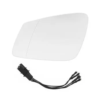 Left Rear View Mirror Glass Heated 51167228611 For BMW 528i 535i 550i