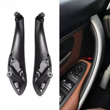 Left Right Car Inner Doors Handle Pull Trim Cover for BMW 320i 328d 328i 330i 335i 428i 435i M3 M4 Base 51417279312