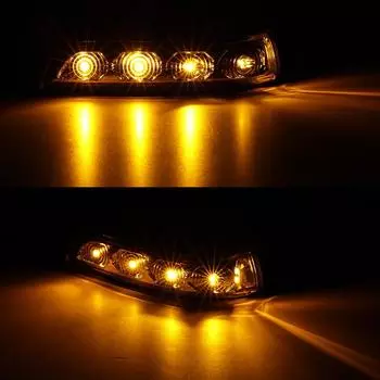 Left & Right Car Rearview Side Mirror LED Turn Signal Lights Reversing Indicator Lamp For Hyundai I30 2009-2012 Car Accessories