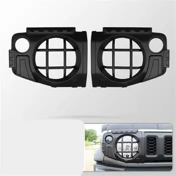 Left & Right Headlight Lamp Protector Guard Cover Fit for Suzuki Jimny 2019-2024