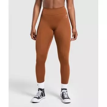Леггинсы GYMSHARK GS Power Regular Медно-коричневые B4A6Q NCCY XS
