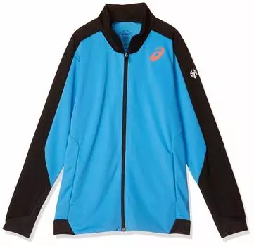 Легкая куртка Track Field Wear TRACK ELITE 2091A319 Дельфин Черный Япония 2XL к японскому размеру [Asics] & Мужская Синий/Производительность (эквивалент 3л)