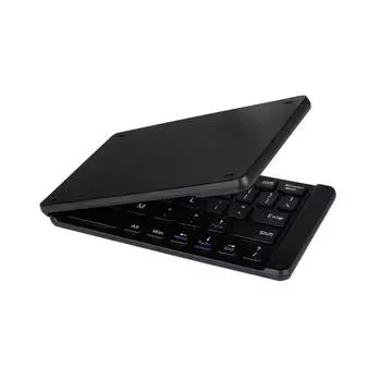 Легкая, русская/английская складная Bluetooth-клавиатура, складная беспроводная клавиатура для белый