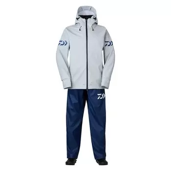 Легкий дождевик PU Ocean Light Grey [DAIWA] DR-6023 светло-серый
