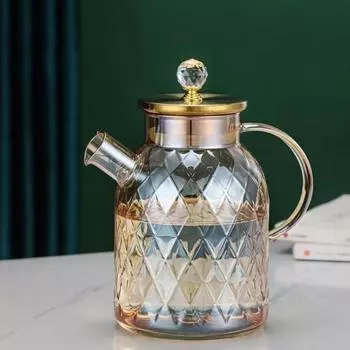 Легкий роскошный стеклянный цветочный чайник, чайная утварь, чайники для кипячения воды из исинской глины, чайник с фильтром, керамический чайник, набор