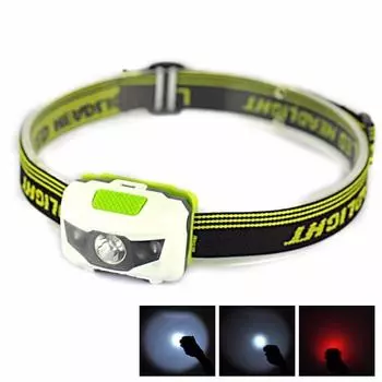 Легкий супер яркий 300LM R3 + 2LED мини-фара налобный фонарь фонарик лампы для чёрный
