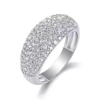 Легкое роскошное кольцо для детей, не выцветает, Seiko Premium Versatile 925 Silver New Moissanite Ring Beauty 5
