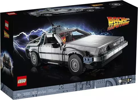 LEGO 10300 Назад в будущее Время Строительство 1 из 3 версий Машины Машина, Путешествие во времени (1872 шт.)