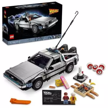 LEGO 18 лет Назад в будущее Delorean 10300 Официальный дистрибьютор внутри страны (LEGO) ~ DMC-12 серый