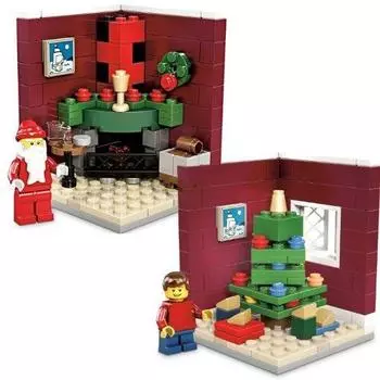 Lego 2011 Праздничный набор 3300002 3300020 Lego Рождественский праздничный набор Limited & [Зарубежный выпуск/]