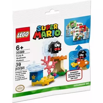 LEGO 30389 Платформа для создания пушистых грибов, дополнительный набор, полиэтиленовый пакет и - Новый.