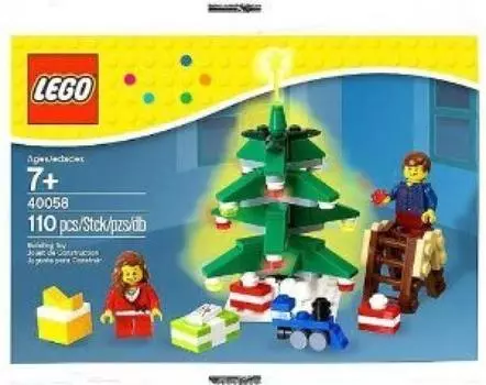 Lego 40058 Украшение елки Набор 110 шт.. Праздничная игрушка 2013 года ()