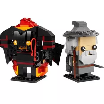 LEGO 40631 Brickheadz Гэндальф Серый и Балрог Властелин колец