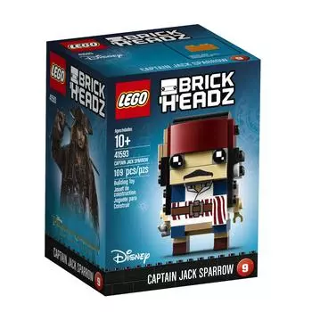 LEGO 41593 Brickheads Captain Jack Sparrow Disney Pirates of the Last Pirate Caribbean/The