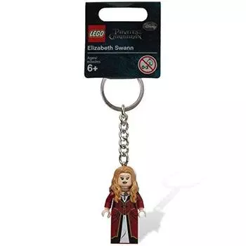 LEGO 853188 LEGO Disney Pirates of the Caribbean Elizabeth Swann Key Chain with [Goods - Shop/Clickbrick Exclusive] (Keyring/Bag Charm) [Package