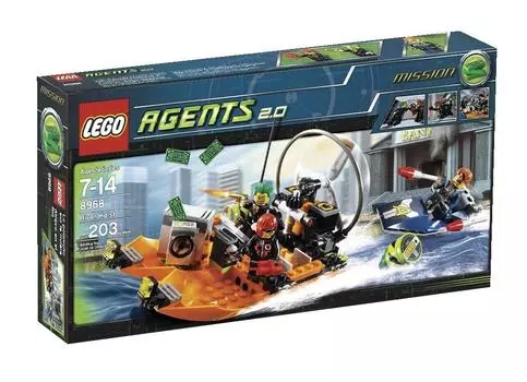 LEGO 8968 Ривер Хейст Агент Ривер (Ограбление LEGO)