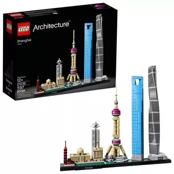 LEGO Architecture Шанхай 21039 Конструктор (597 штук)