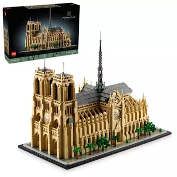 LEGO Architecture Собор Парижской Богоматери Игрушка Подарок на день рождения Блок Рождество Мужчины Женщины Интерьер Стильный 21061