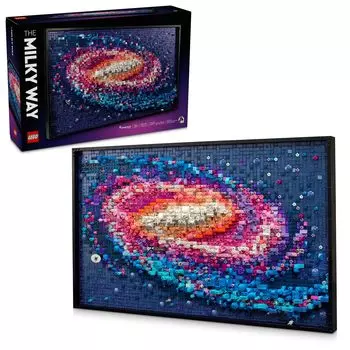 LEGO Art Milky Way Galaxy Wall Art Space and Astronomy Building Set for Creative Activities for Art and Design Living Room Home Decoration Ideas 31212
