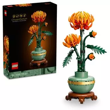 LEGO Botanical Chrysanthemum Toy Gift Birthday Block Christmas Men Women Bouquet Artificial Flowers Decoration Interior Stylish 10368