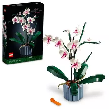 LEGO Botanical Орхидея Фаленопсис Игрушка Подарок на День Рождения Блок Рождество Мужчины Женщины Букет Искусственный Цветок Украшение Интерьер Стильный Мать Отец