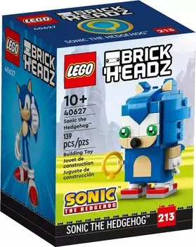 LEGO Brickheads Sonic the Hedgehog 139 деталей 40627 Игрушки Подарочные блоки Мальчики Девочки 10 лет и старше
