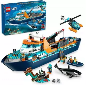LEGO City 60368 Лодка исследователя Арктики