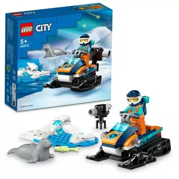 LEGO City Arctic Exploration Snowmobile Toy Gift Birthday Block Educational Christmas Boys Girls Kids 5 Years Old 6 Years Old 7 Years 8