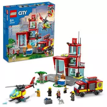 LEGO City Fire Department 60320 Игрушечный блок Пожарная часть Подарочная группа для мальчиков и девочек от 6 лет и старше