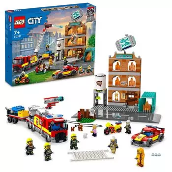 LEGO City Fire Training Christmas Gift Christmas 60321 Toy Block Present Fire Fighting Boys Girls 7 Years Old