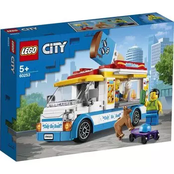 LEGO City Ice Cream Wagon 60253 Игрушечный блок Подарочный грузовик для мальчиков и девочек от 5 лет и старше
