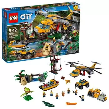 LEGO City Jungle Air Drop Helicopter (60162)