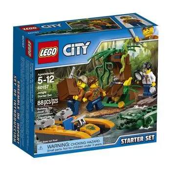 LEGO City Jungle Exploration Starter Set 60157 Assembly Kit (88 pieces)