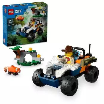 LEGO City Jungle Exploration Vehicle the Red Toy Toy Present Birthday Block Educational Christmas Boys Girls Children 6 Years Old 7 Years Old 8 Years