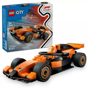 LEGO City McLaren Race Car and Driver Toy Birthday Present Block Educational Boys Girls Children 6 Years Old 7 Years Old 8 Years Old 9 Years Old