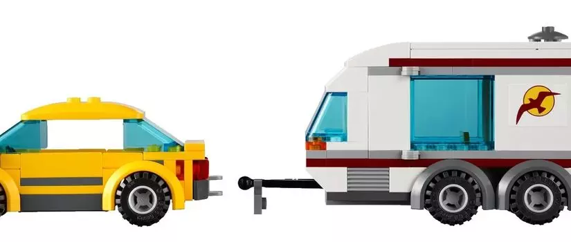 LEGO City Town Camping Wagon 4435
