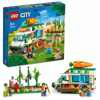 LEGO City Wagon Car Directly from the Farm 60345 Toy Block Present Car Car Vehicle Vehicle Мальчики Девочки от 5 лет и старше