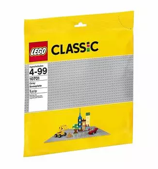 LEGO Classic Base Plate 10701 (Gray)