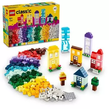 LEGO Classic Build a House Toys Gift Birthday Blocks Educational Christmas Girls Boys Children 4 Years Old 5 Years Old 6 Years Old Town Building
