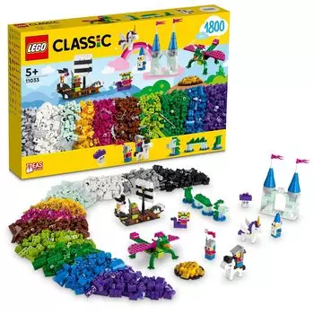 LEGO Classic Fantasyland Игрушка Подарок на день рождения Блок Образовательный Рождество Мальчики Девочки Дети 5 лет 6 лет 7 лет 8 лет Притвориться
