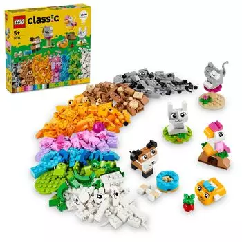 LEGO Classic Make a Pet Toy Present Block Girls Boys Children 4 Years Old 5 Years Old 6 Years Old 7 Years Old Animal Animal Educational Creative 11034
